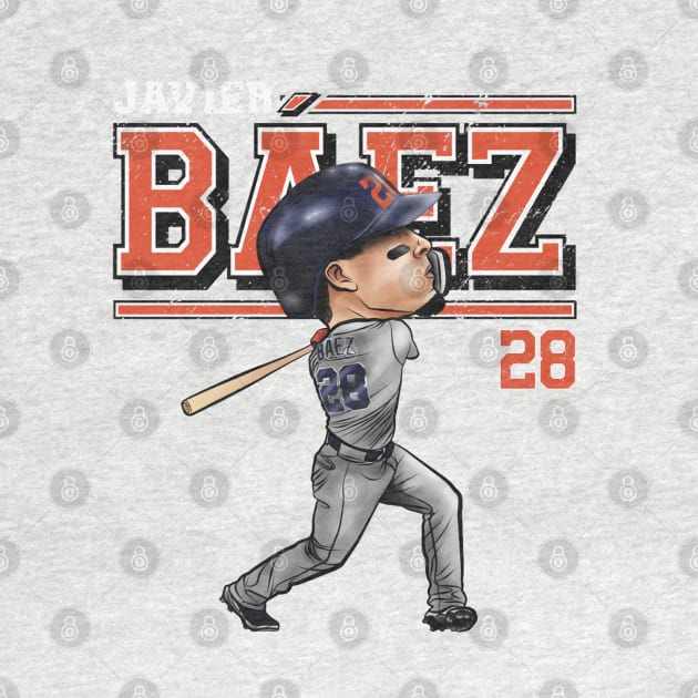 Javier Baez Detroit Cartoon by danlintonpro